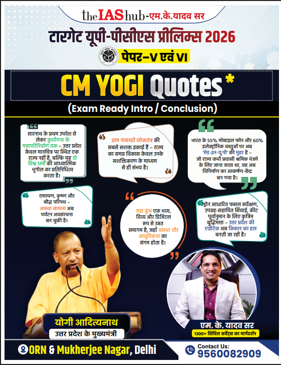 CM योगी आदित्यनाथ — उद्धरण प्लस (QUOTE’s Plus)